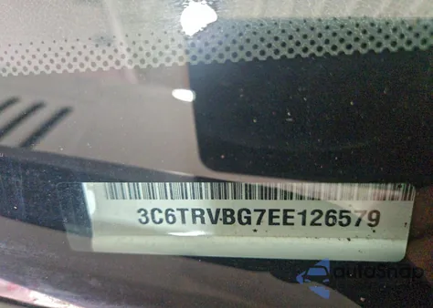 2014 Ram Promaster 1500 1500 High from USA, damaged, VIN 3C6TRVBG7EE126579